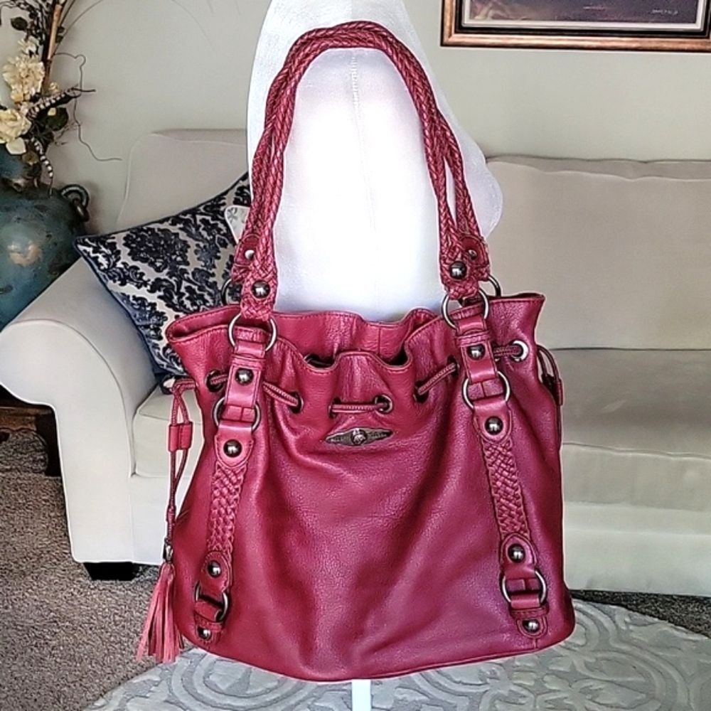 SOLD!!Elliott Lucca Leather Shoulder Bag